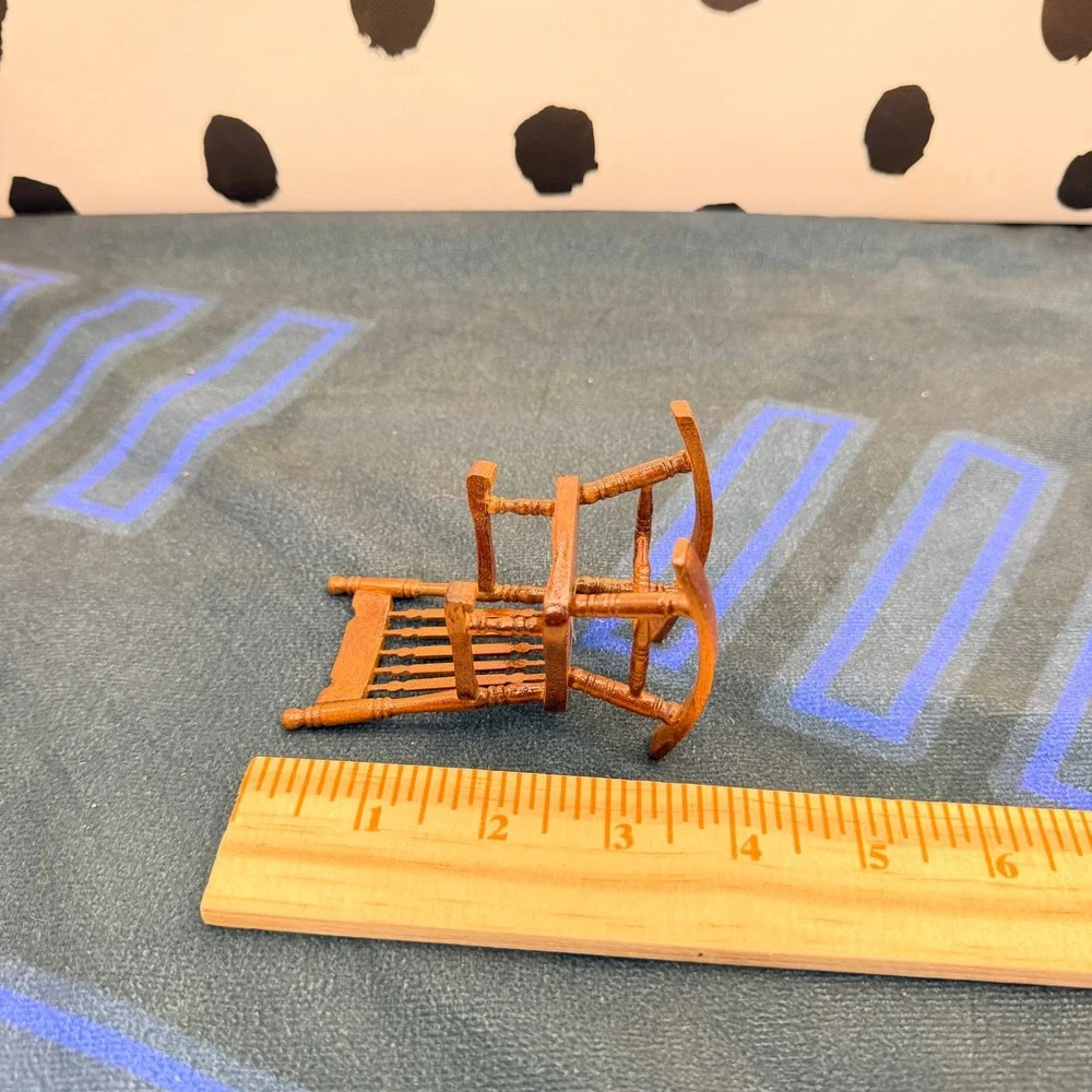 Concord Miniatures Rocking Chair Dollhouse Wood 1:12 Scale 5321.00